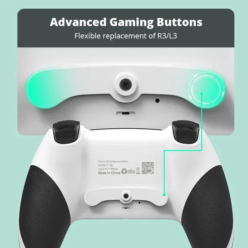 Controle  para ps4 slim pro joystick gamepad dupla vibração sem fio bluetooth joypad para playstation 4 joypad pc/ios/android